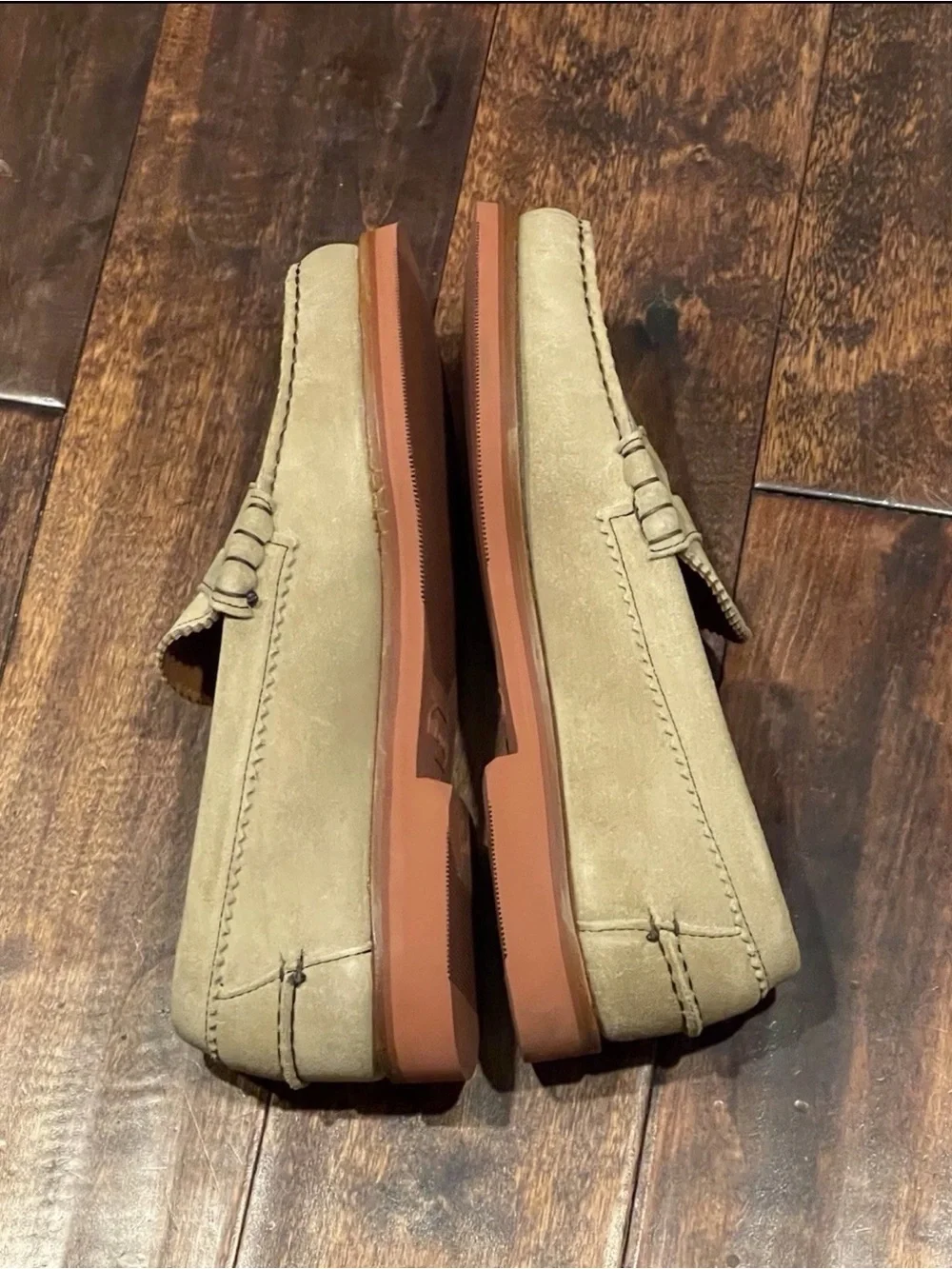Allen Edmonds Men’s Suede Penny Loafers Slip-On Dress Shoes Sedona, Size 9